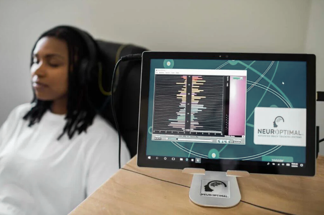 Séance de Neurofeedback dynamique Neuroptimal pour la gestion du stress et du sommeil